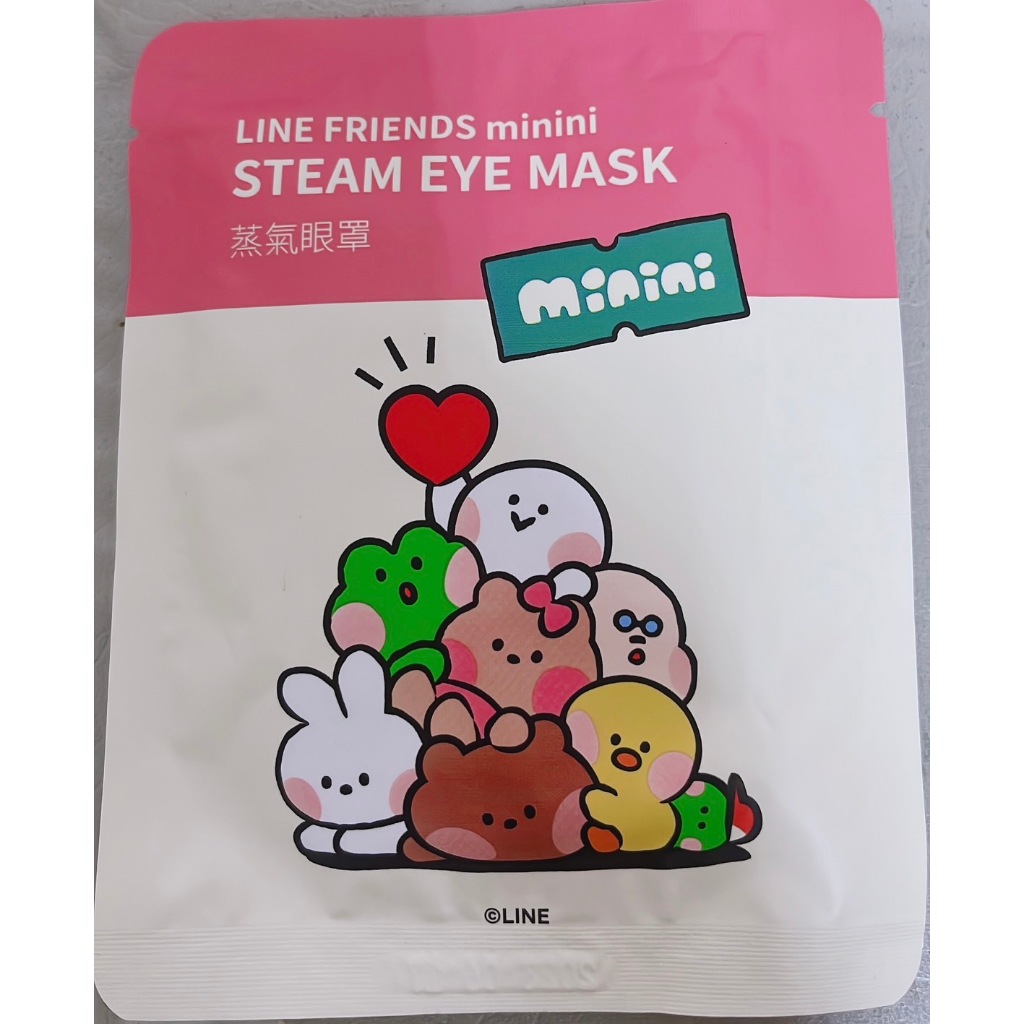 LINE FRIENDS minini 蒸氣熱散眼罩（麥茶價100）