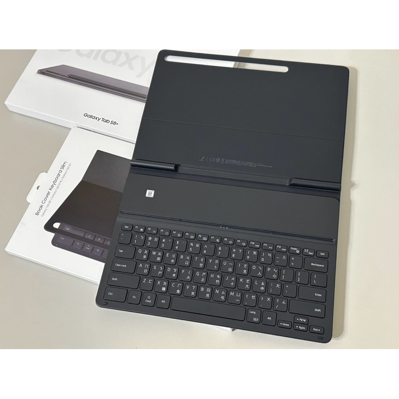 (for @ula下單)三星原廠 12.4吋薄型鍵盤皮套-無觸控板（Tab S7+/Tab S7 FE/Tab S8+）