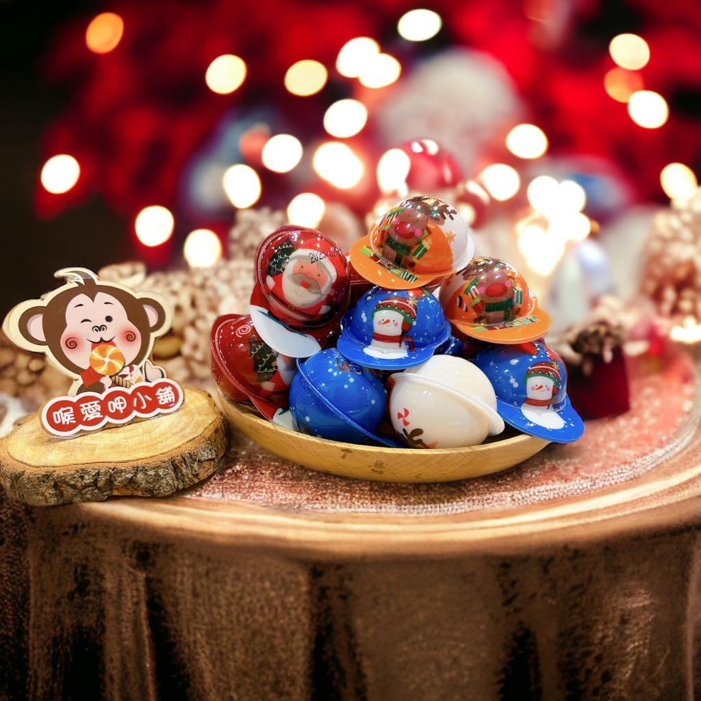 『喉愛呷小舖』聖誕造型軟糖#350g、1000g/包#爆漿軟糖#水蜜桃味#2025/03/29#[附發票、實體店鋪出貨]