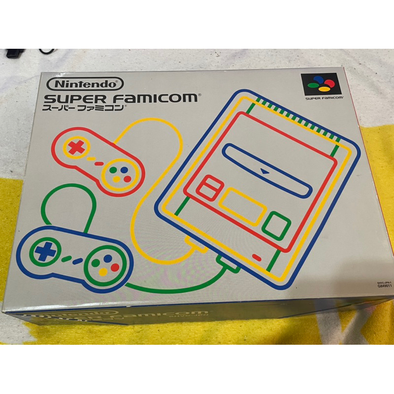 超稀有 Nintendo SUPER Famicom超級任天堂高畫質後期型最高級型1Chip-03書盒裝完整編號相同