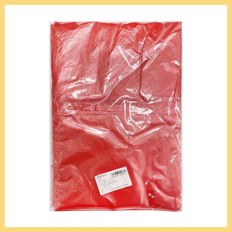 素面桌巾(4入) 一次性 拋棄式 免洗 外燴 辦桌桌巾 塑膠桌布 紅色桌巾