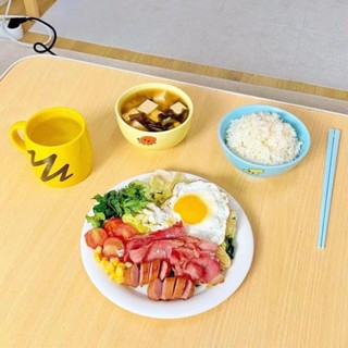 小廢物俱樂部 小新同款餐具 蠟筆小新同款餐具 家用陶瓷杯 飯碗 筷子 馬克杯 餐具禮盒套裝 交換 生日禮物 聖誕禮物