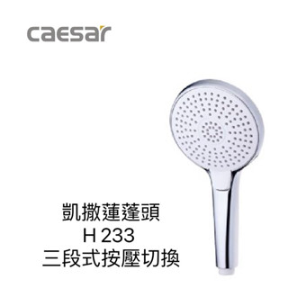 Caesar 凱撒衛浴 三段按摩花灑 SH233 SH233B 按摩把手 沐浴把手 花灑把手 蓮蓬頭花灑 附發票