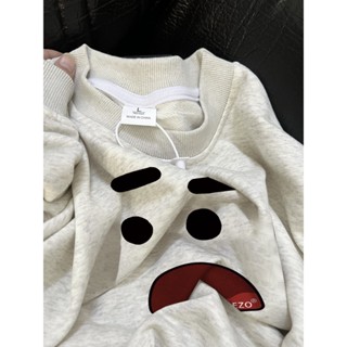 品味不凡的一款~ 長袖 大學t 寬鬆大學t 韓系衣服 寶可夢衣服 大學生穿搭 學院風上衣 下半身失蹤穿搭 甜美穿搭