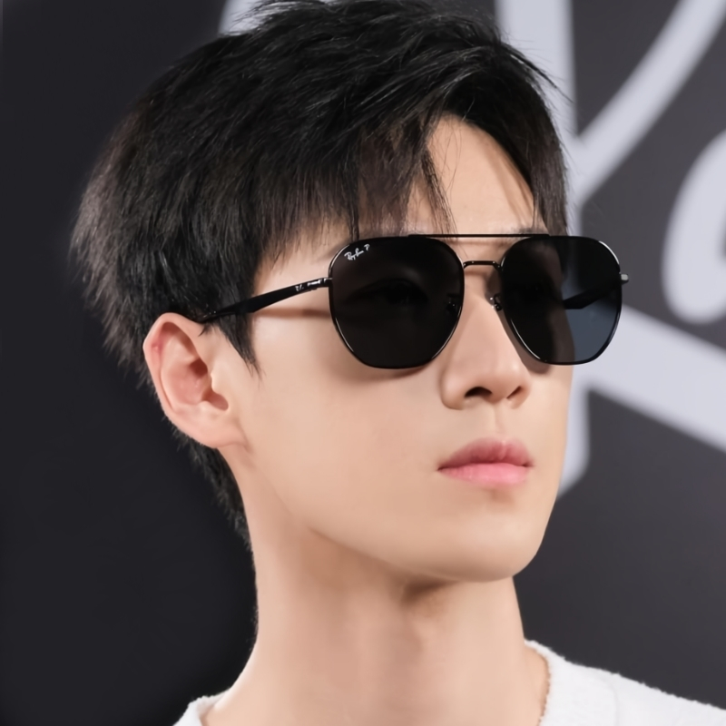 RayBan RB3724D 雷朋太陽眼鏡 成毅李昀銳同款復古偏光飛行員款偏光大臉墨鏡 男生女生品牌眼鏡【幸子眼鏡】