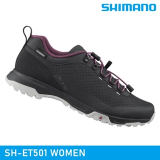 SHIMANO SH-ET501 WOMEN自行車硬底鞋 (女款) / 黑色 (E-BIKE 電動車車鞋)