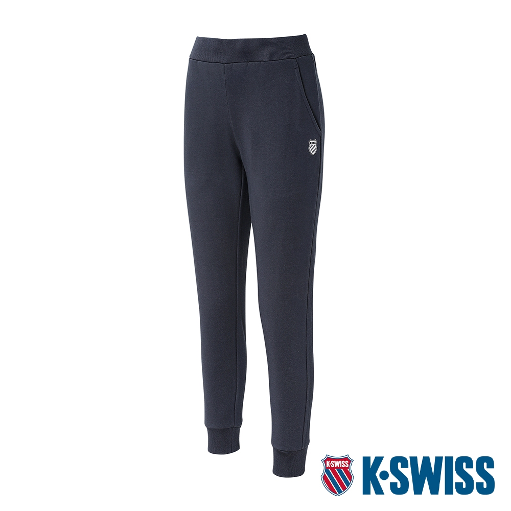 K-SWISS  Basic Sweat Pants棉質毛圈運動長褲-男-灰