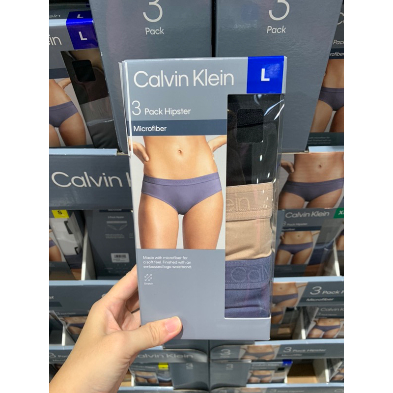 Calvin Klein女內褲 3入組 美國尺寸S-XL 好市多代購