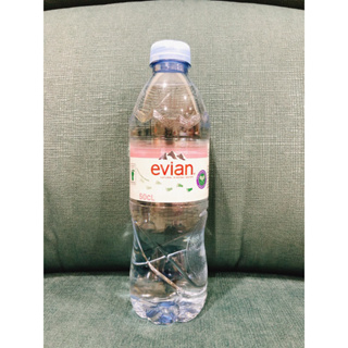 新包裝 法國依雲 evian天然礦泉水 (1入) 單瓶 (500ml ) 法國原裝進口 瓶裝水 公司貨