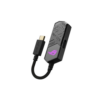 【官方福利品】華碩 ASUS ROG Clavis 音效卡 音效擴大器 AI 降噪麥克風 7.1 虛擬環繞音效