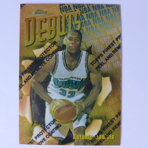 ~Antonio Daniels~NBA RC/丹尼爾斯 1997年FINEST.金屬新人卡