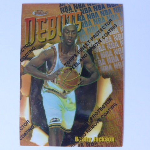 ~Bobby Jackson~NBA RC/博比·傑克森 1997年FINEST.金屬新人卡