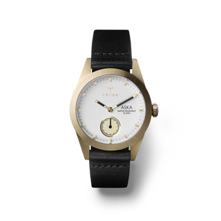 【LAILATW】瑞典 TRIWA Ivory Aska Vegetable-tanned Leather Watch