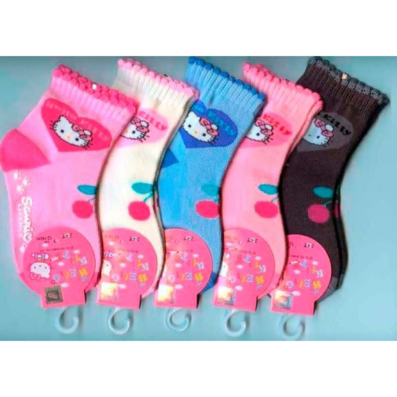 Hello Kitty寶寶襪/嬰兒襪/防滑襪.1~2歲兒童短襪