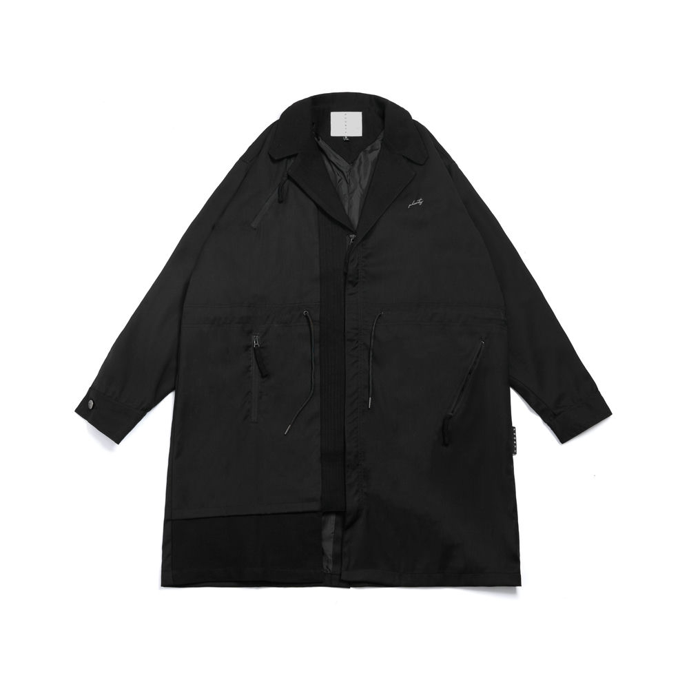 PHANTACI DENIM DECONSTRUCTION OVERCOAT 丹寧風衣外套