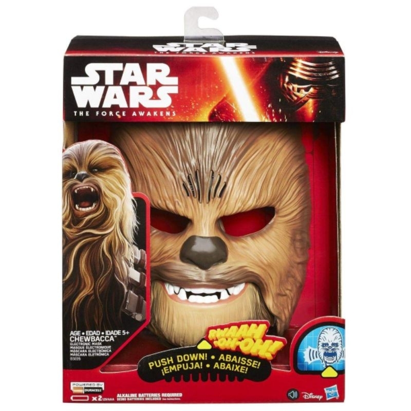 Chewbacca Chewie Mask 丘巴卡 面具 Hasbro Disney 迪士尼 星際大戰 - 全新 正版