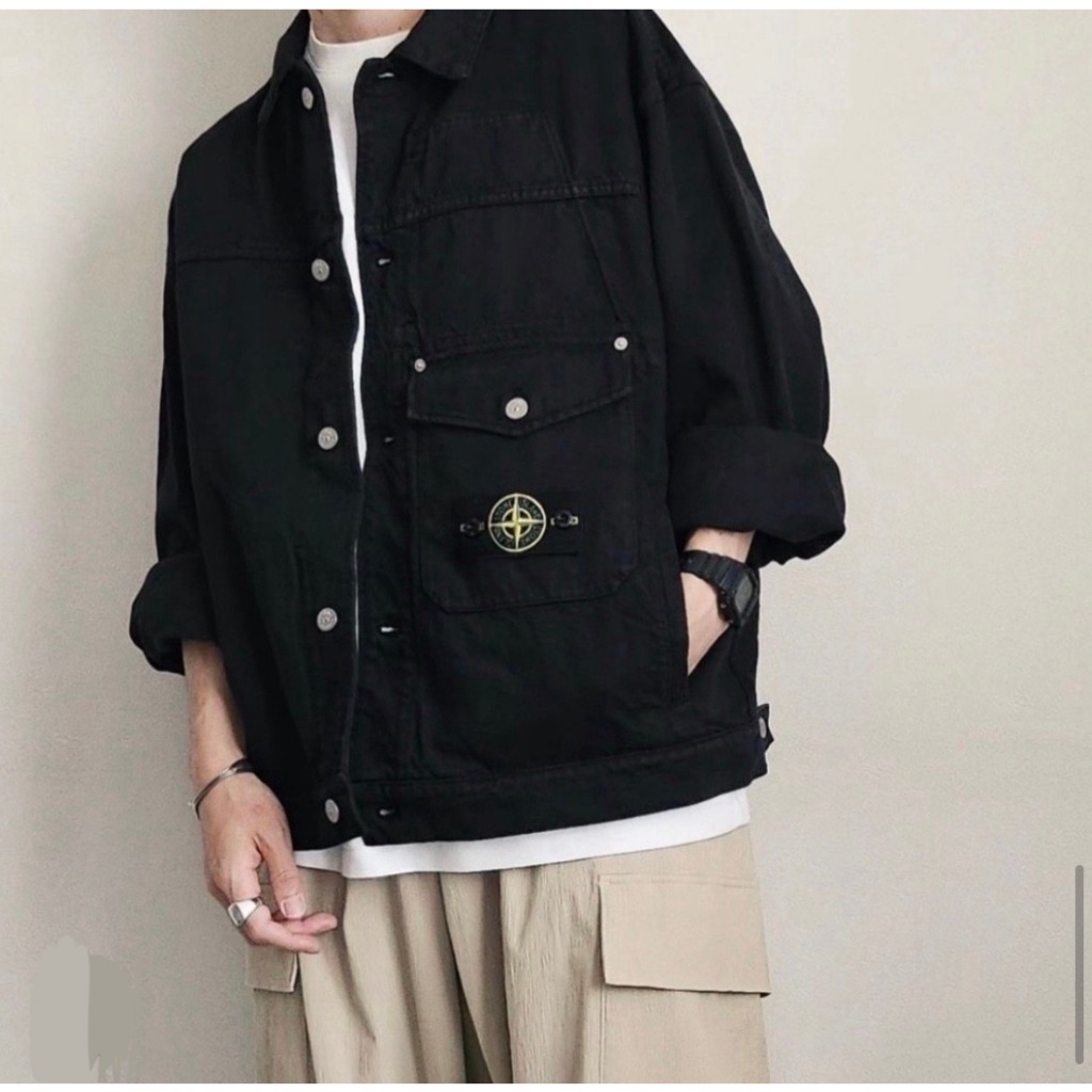 【吉米.tw】代購 Supreme X Stone Island 聯名 石頭島 復古 牛仔外套 SUP-FW23-170