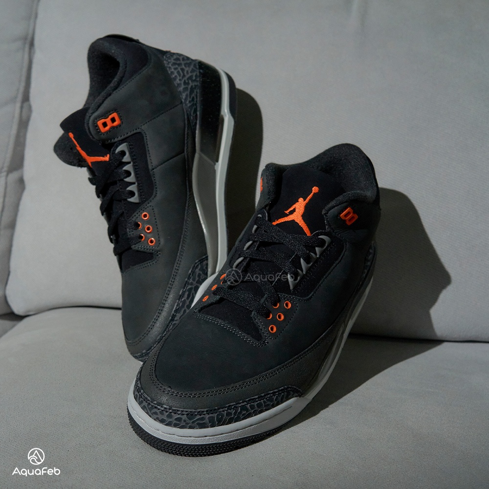 Nike Air Jordan 3 Fear 男 黑橘 喬丹 AJ3 經典 穿搭 休閒鞋 CT8532-080