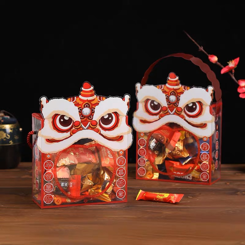 台灣現貨龍年🐰8x12,7x10立體包裝盒餅乾過年機封袋牛軋餅雪花酥 DIY 烘焙包裝曲奇春節 禮品包裝盒 造型提盒