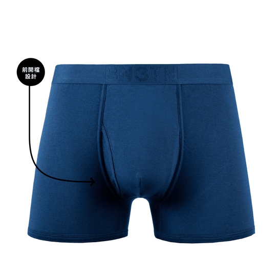 BN3TH 男士 海軍藍 經典天絲 短版前開襠系列 莫代爾 加拿大 3D立體囊袋內褲 M211015-0089