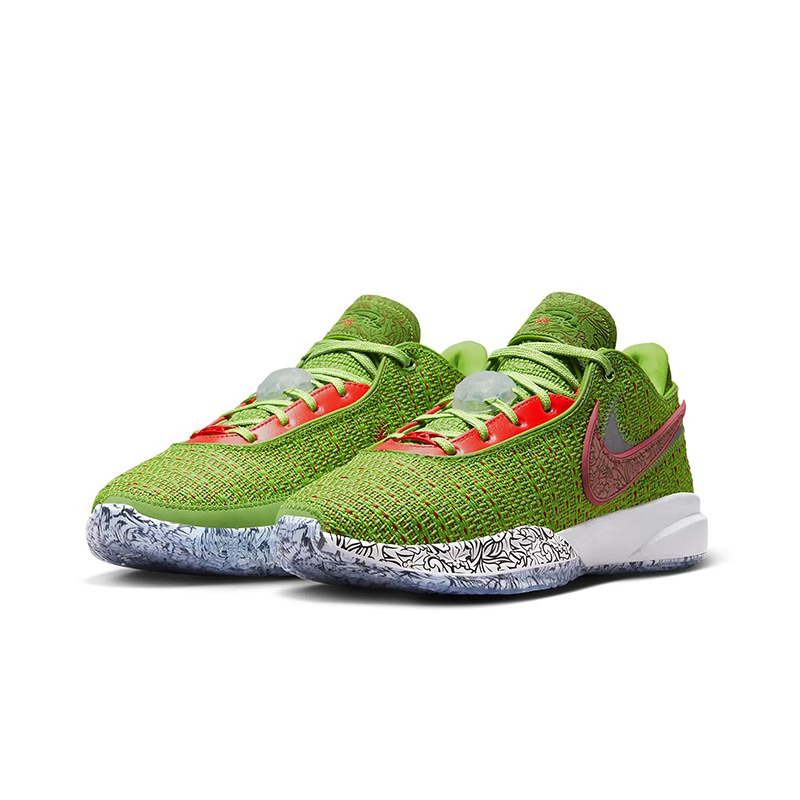 全新 Nike 實戰籃球鞋 Lebron 20 Christmas 詹皇 聖誕節 綠紅 男鞋 US9