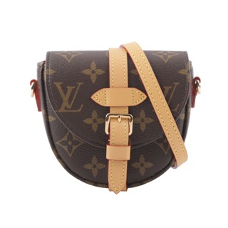 LV Chantilly Monogram 帆布及牛皮馬鞍斜背包(Micro) M46643