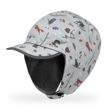 ｜享趣戶外｜Sunday Afternoons 兒童抗UV防風保暖2用刷毛飛行帽 灰Kids'ArcticTrapper