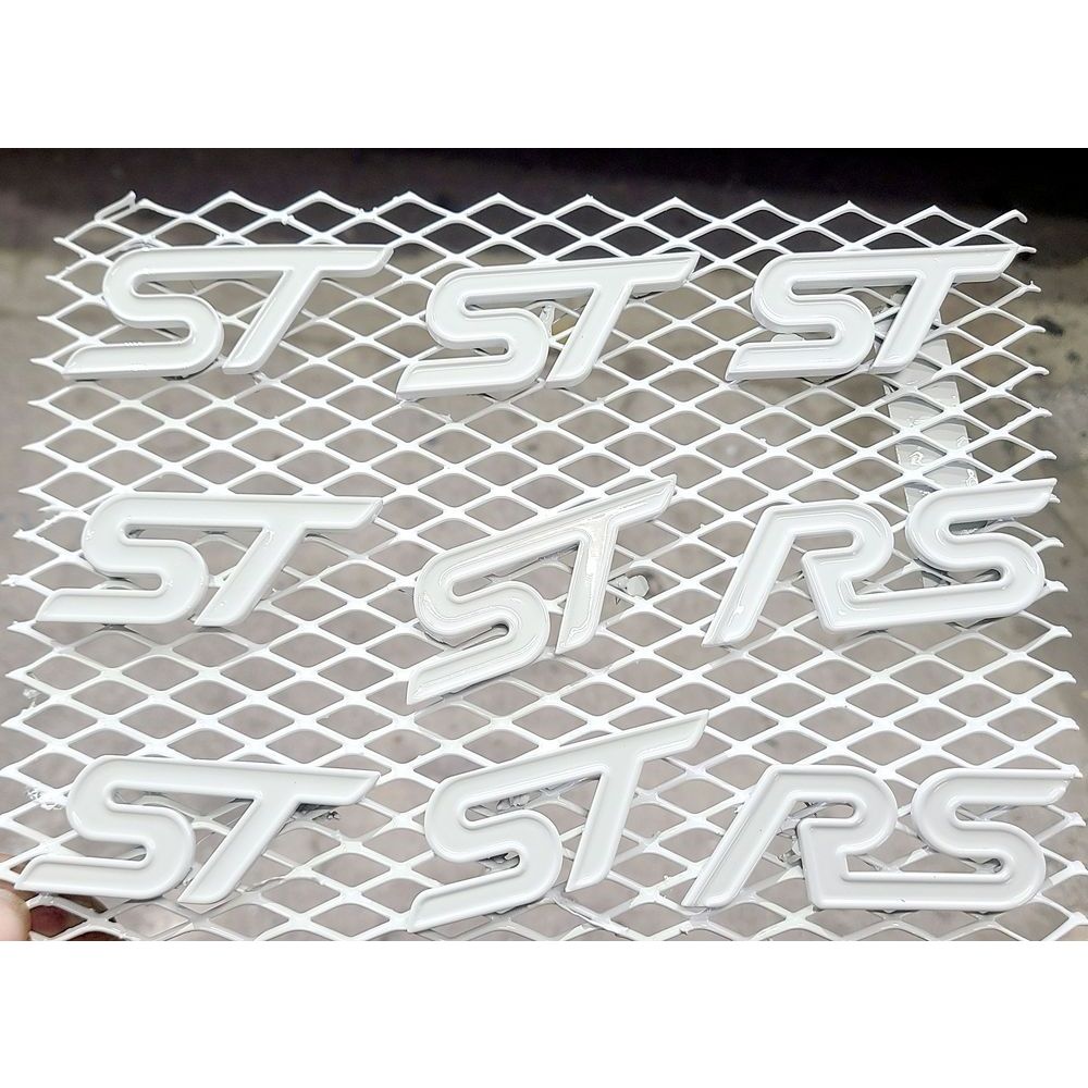 ST RS 車標 客製化烤漆 白色 Focus MK3 MK3.5 MK4 MK4.5