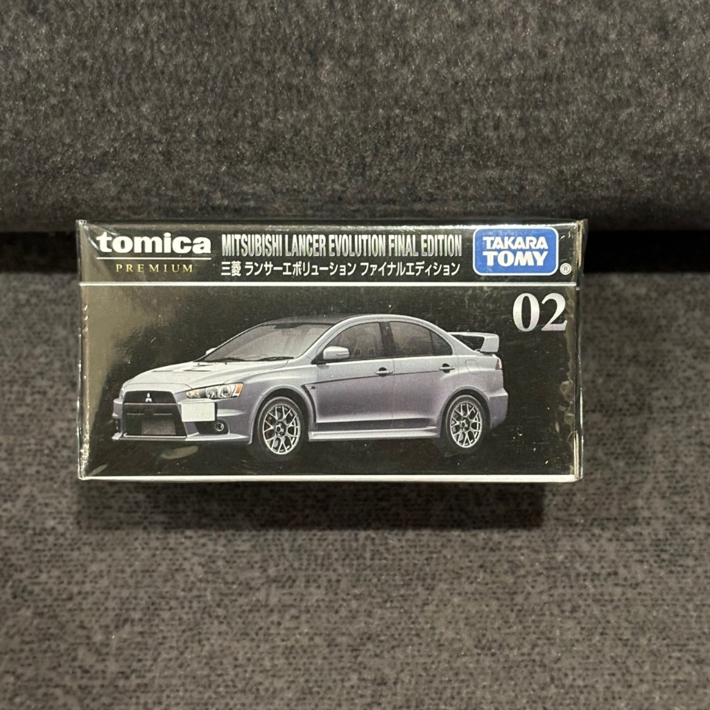 ［小樂］蝦皮代開發票 多美 Tomica 黑盒 PREMIUM 02 三菱 LANCER EVOLUTION 賽車