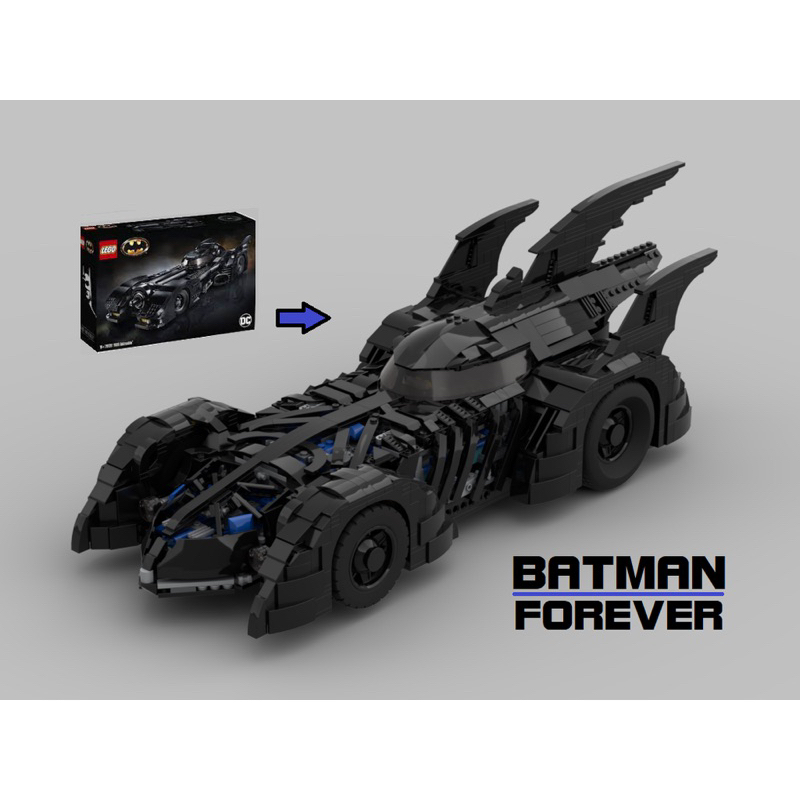 只有電子說明書 無零件 樂高 積木 LEGO MOC 130113 76139 UCS 1995 Batmobile