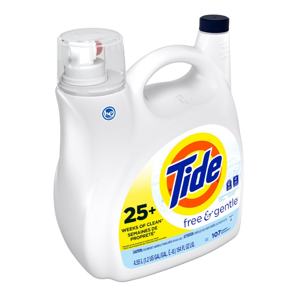 免運宅配 有發票 好市多代購 汰漬 無色香洗衣精 4.55公升/107蓋次 Tide Laundry Detergent