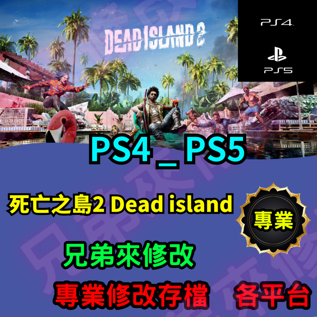 🌈兄弟來修改🌈PS4 PS5 死亡之島2  Dead island 存檔修改 存檔替換 外掛 金手指  修改