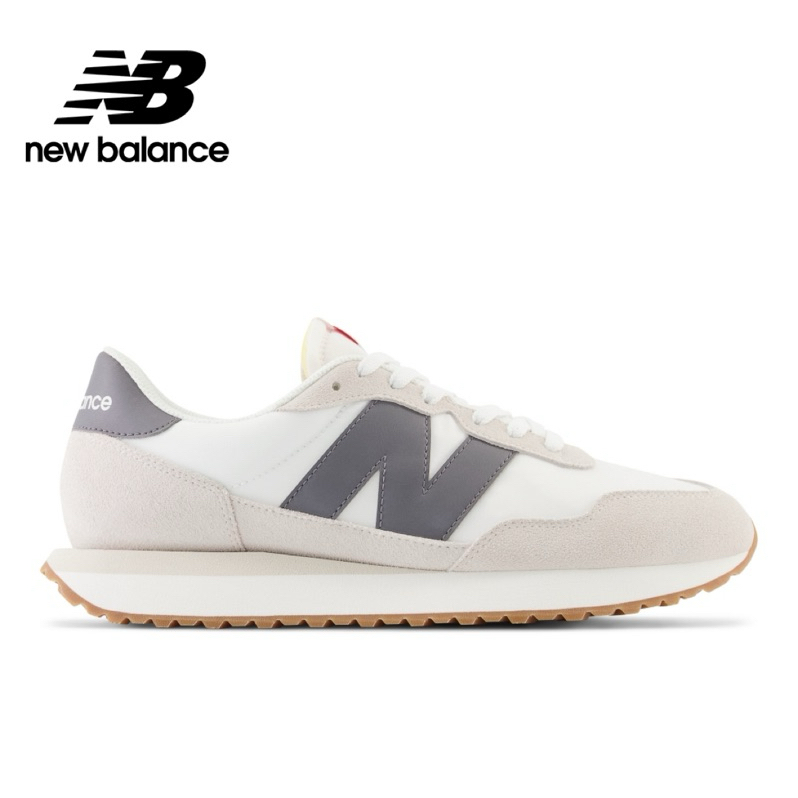 New Balance 女復古慢跑鞋 237 止滑 耐磨 米灰 MS237CT 台灣公司貨 現貨 原價2680