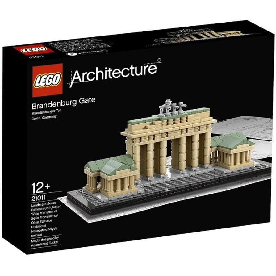 店$3500【台中翔智積木】輕盒損 LEGO 樂高 建築系列 21011 布蘭登堡門 Brandenburg Gate