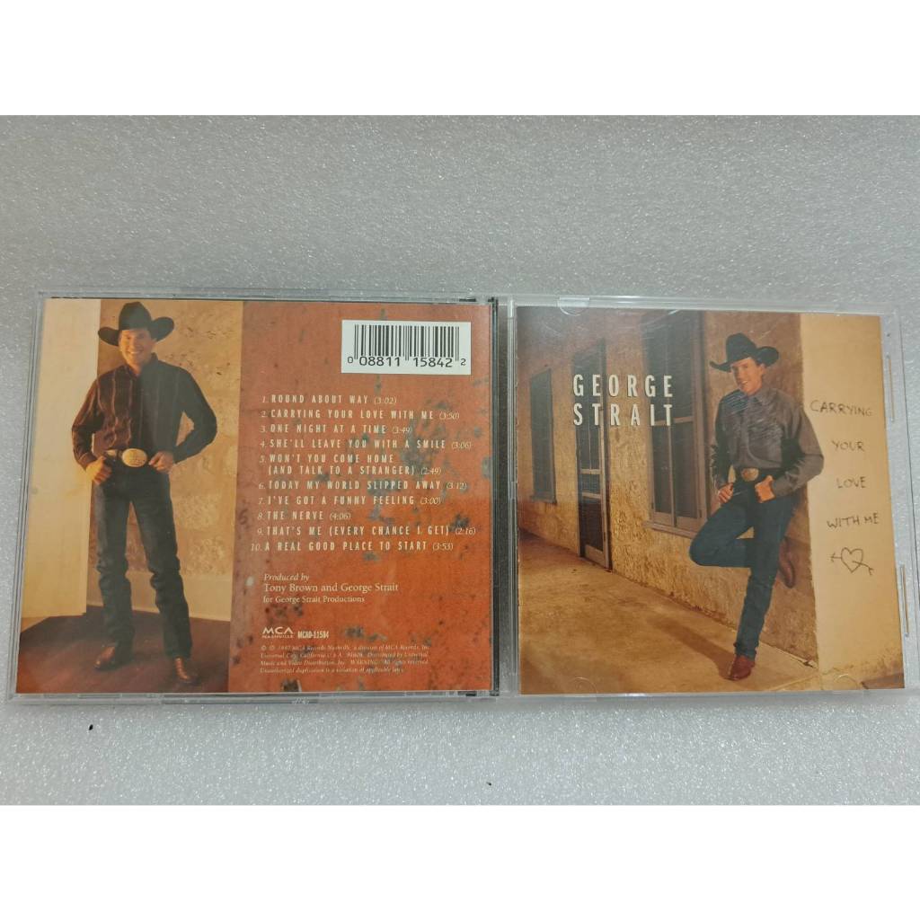 二手CD George Strait Carry Your Love With Me A857