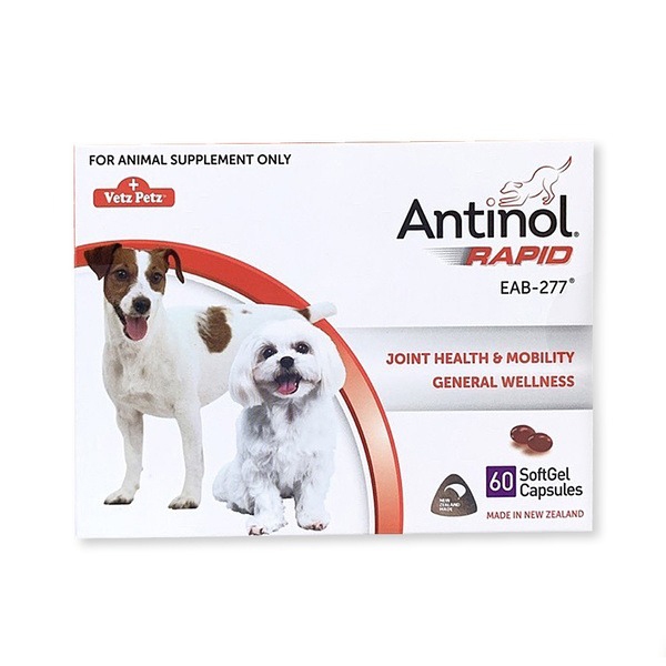 【最新升級版】提供雷射標籤AntonioRapid 安適得-酷版 60顆 犬貓適用 寵物關節、心血管、皮膚保養