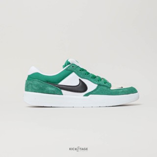 NIKE SB FORCE 58 'Pine Green' 綠白黑 麂皮 休閒 滑板鞋【DV5477-300】SB58