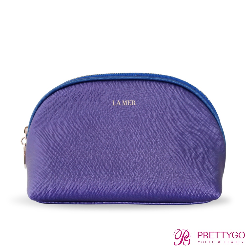 LA MER 海洋拉娜 海洋貝殼化妝包-紫色(18X8.8X12cm)【美麗購】