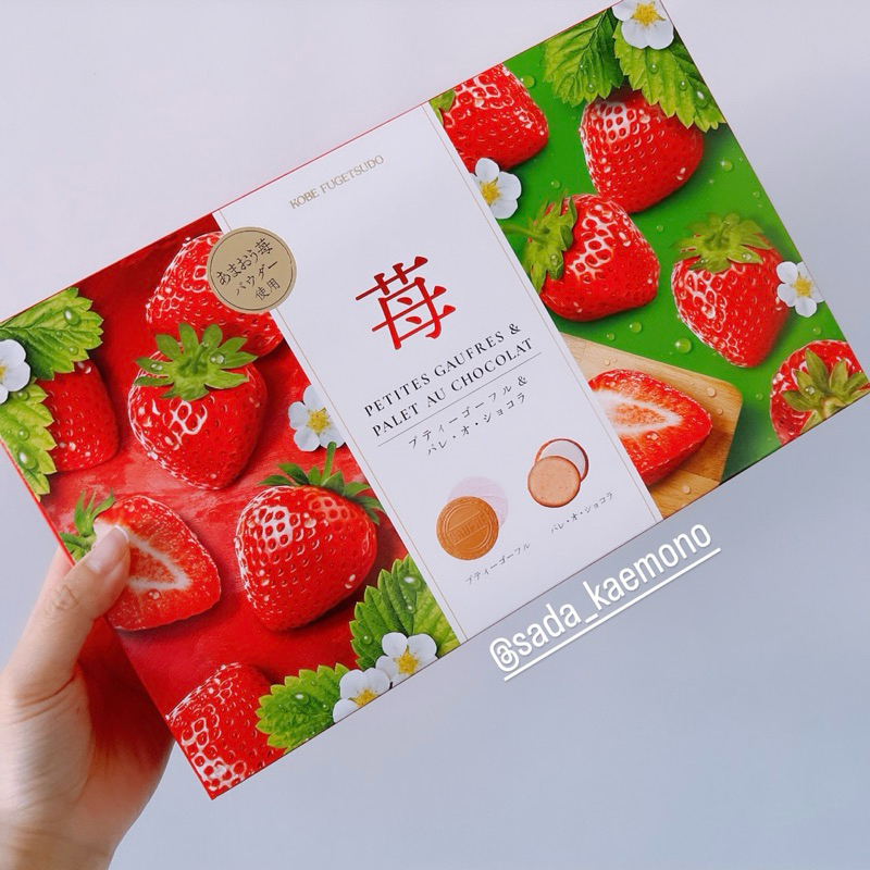 佐田➰神戶風月堂 2024期間限定 法蘭酥禮盒 草莓法蘭酥 草莓夾心餅乾組合禮盒 過年禮盒 附百貨提袋