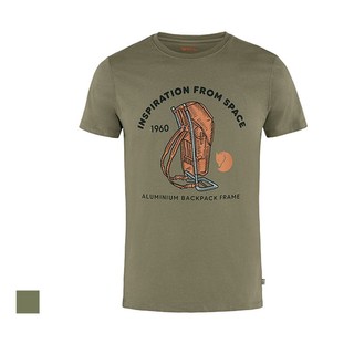 【Fjallraven 瑞典】北極狐 Space T-shirt Print 有-機棉T恤 男款 綠 短袖 87046