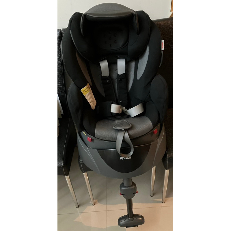 （二手 限自取）愛普力卡 Aprica Fladea STD 平躺型嬰幼兒汽車安全臥床椅 汽車安全座椅 黑色
