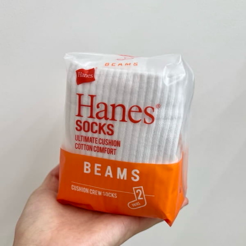 Beams x Hanes襪子套組（一組2入）