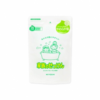 日本 MIYOSHI 無添加 沐浴露 550ml 補充包 泡沫慕斯 沐浴乳 純皂 身體潔膚露 淋浴保養 身體清潔乳