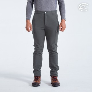ADISI 男Softshell超撥水高透氣兩側口袋保暖長褲AP2321016 (M-4XL) 碳灰｜刷毛 尺寸含大尺碼