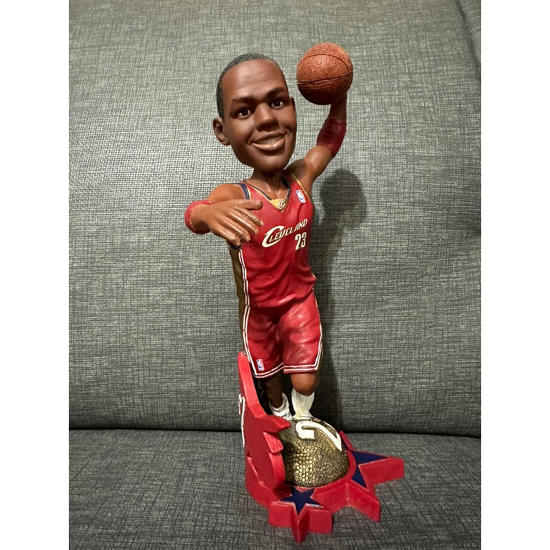 NBA公仔 騎士隊 LeBron James 搖頭娃娃 foco 全新含盒  全球限量 （大隻約26～27cm) 籃球