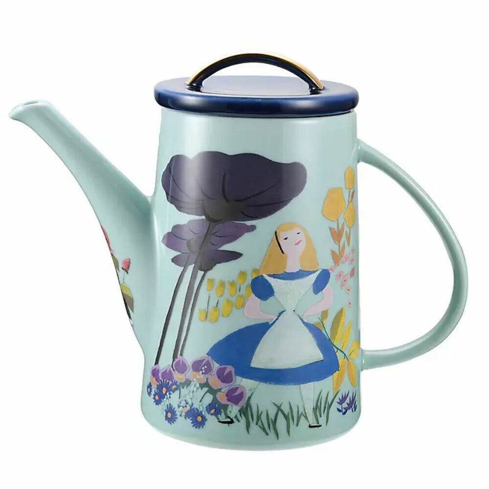 《綺趣雜貨》現貨 日本 迪士尼限定 愛麗絲夢遊仙境 70周年 紀念版陶瓷茶壺 水壺 茶壺 愛麗絲 迪士尼 日本代購 禮物
