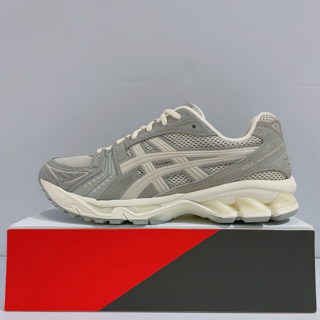 ASICS GEL-KAYANO 14 男女款 奶茶灰 復古 緩震 運動 慢跑鞋 1201A161-028