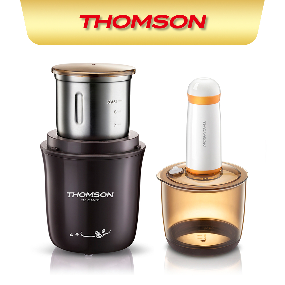 【THOMSON】不鏽鋼磨豆機(真空保鮮) TM-SAN01