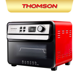 【THOMSON】22L多功能氣炸烤箱 TM-SAT22 復古美型 健康低油 一機多用 熱風烤炸 氣炸鍋 烘培發酵
