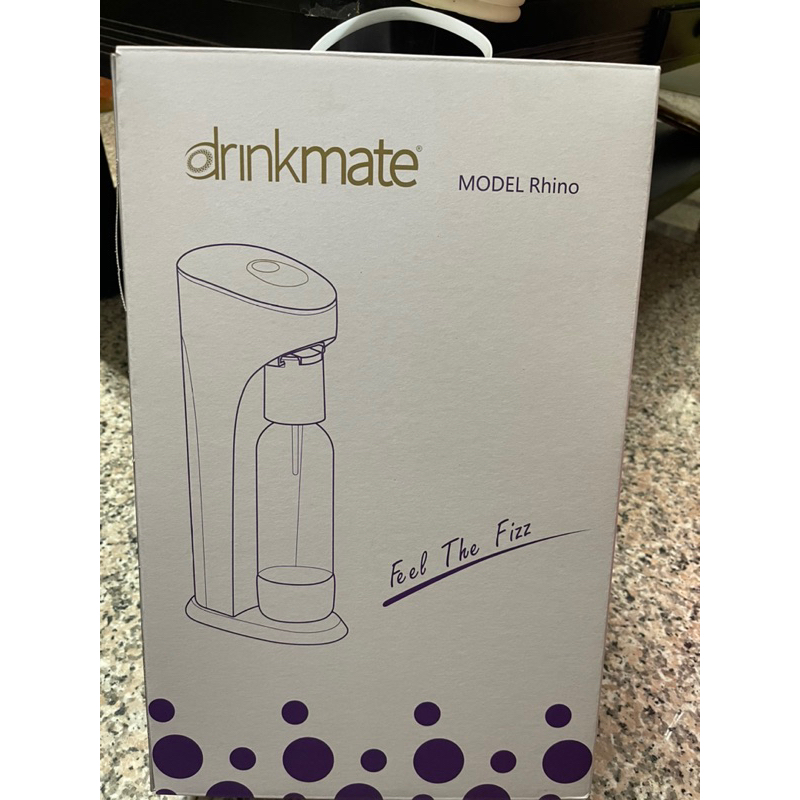 美國drinkmate 犀牛機 Rhino410 氣泡水機+氣瓶